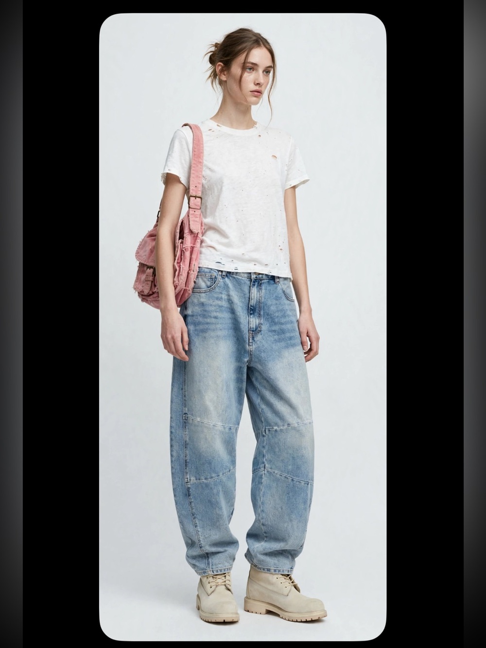 BCBG barrel jeans